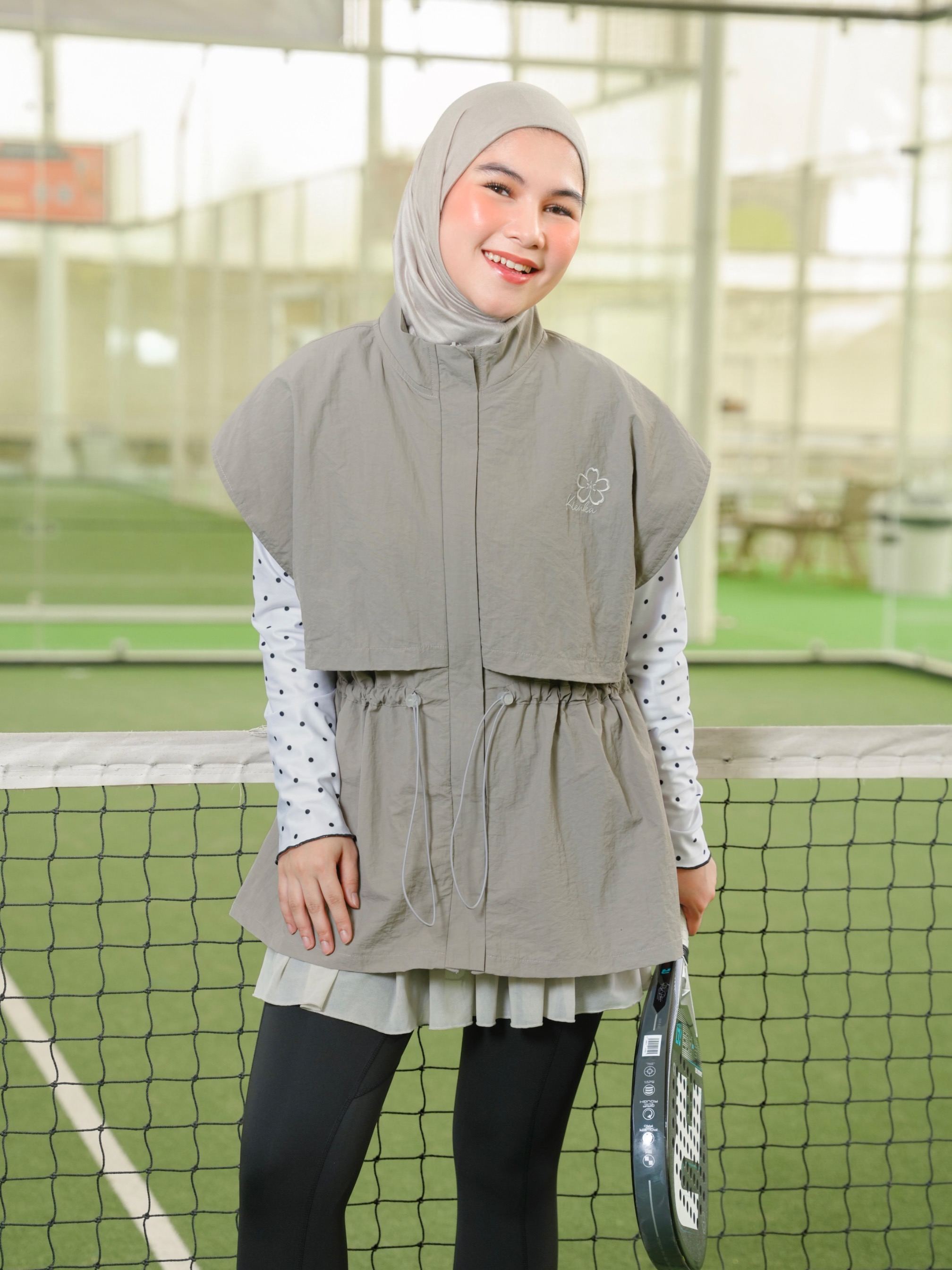 Lany Vest Activewear Pewter