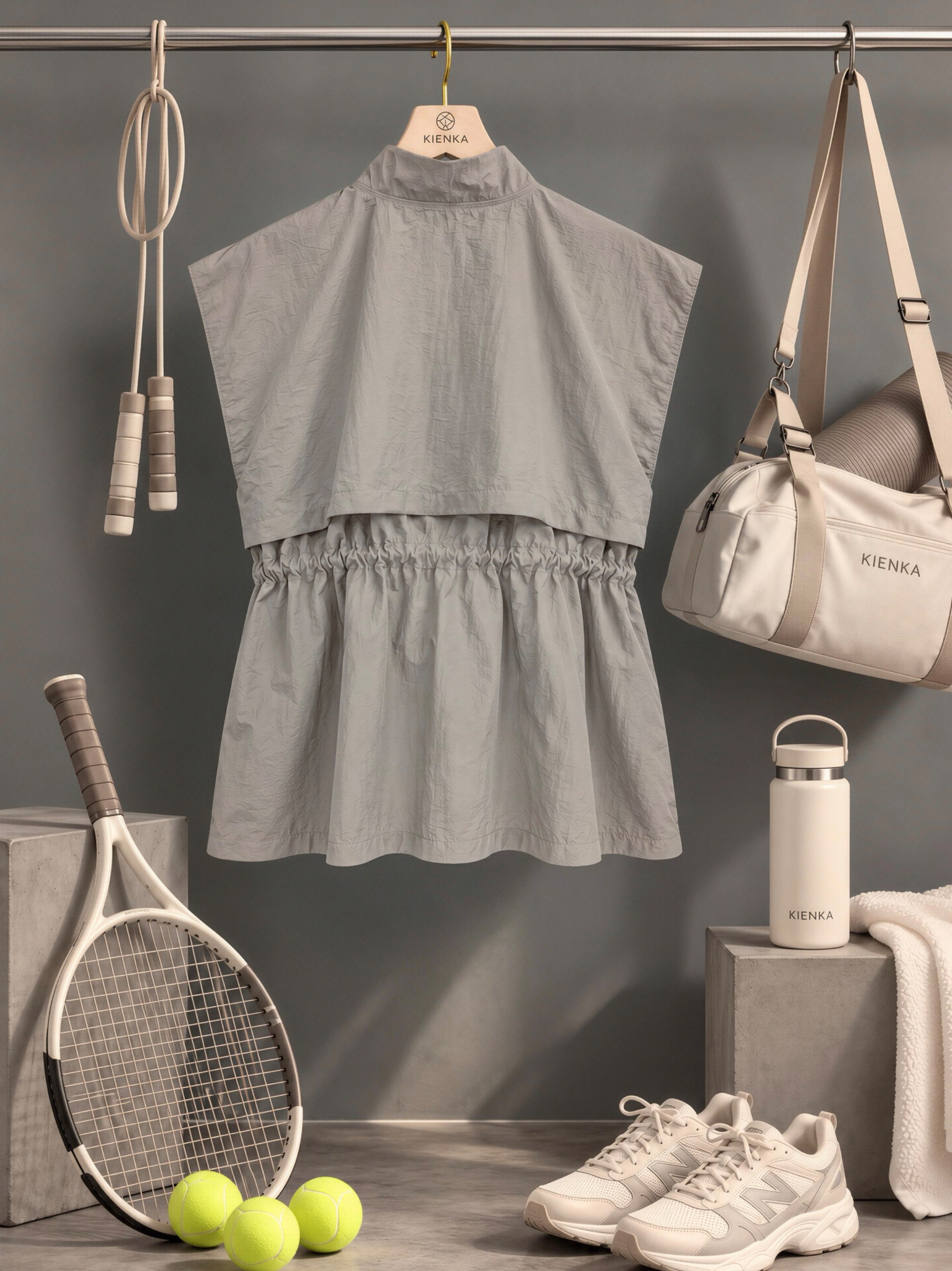 Lany Vest Activewear Pewter