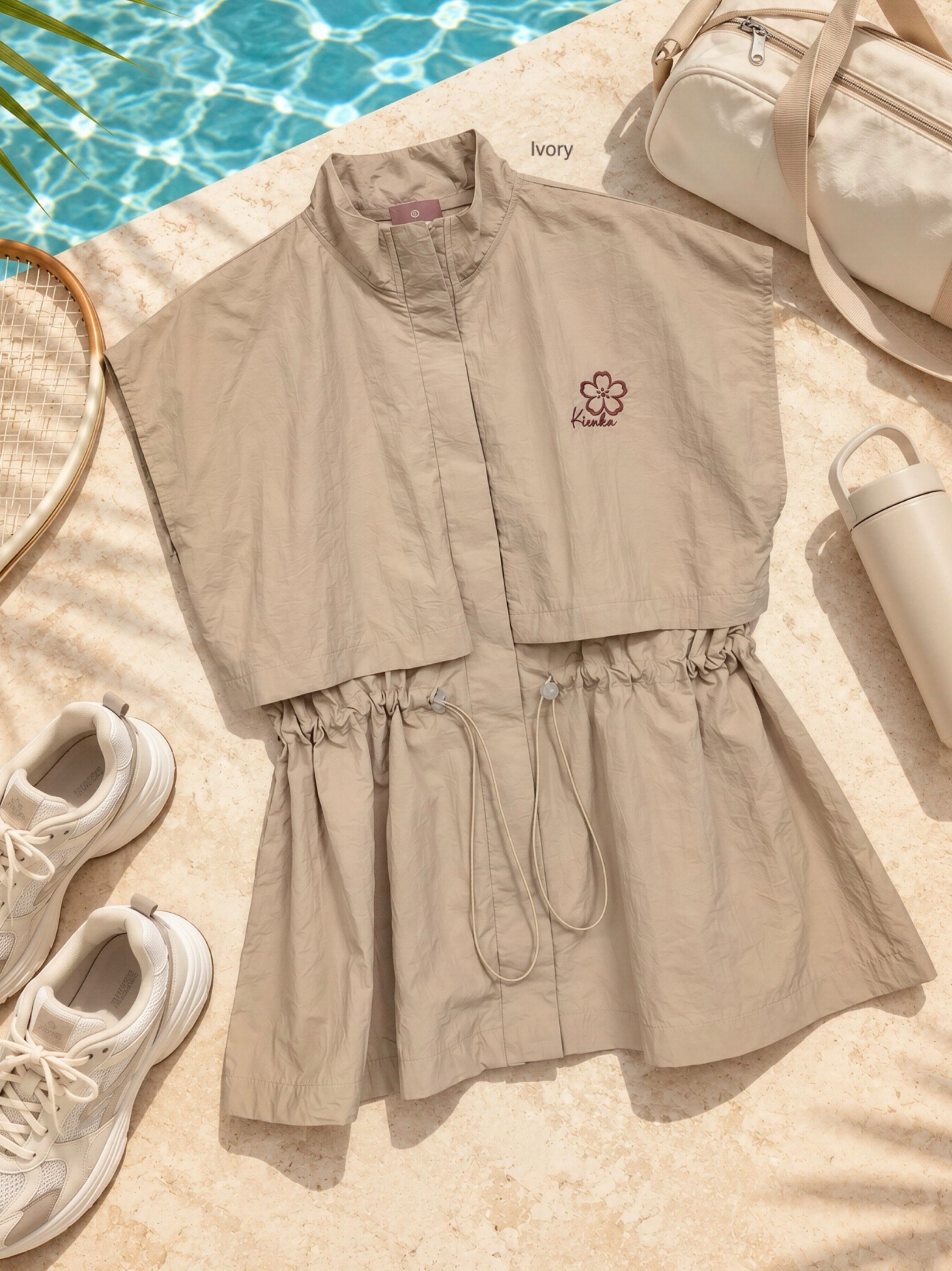 Lany Vest Activewear Ivory