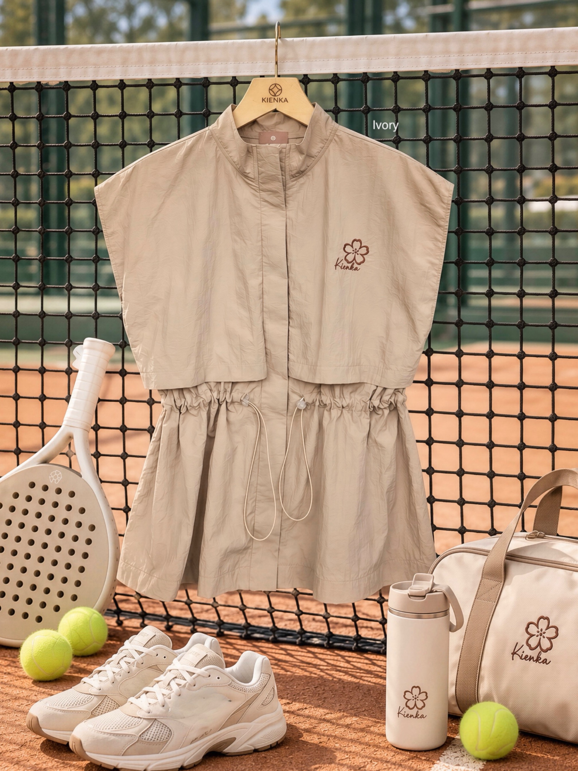 Lany Vest Activewear Ivory