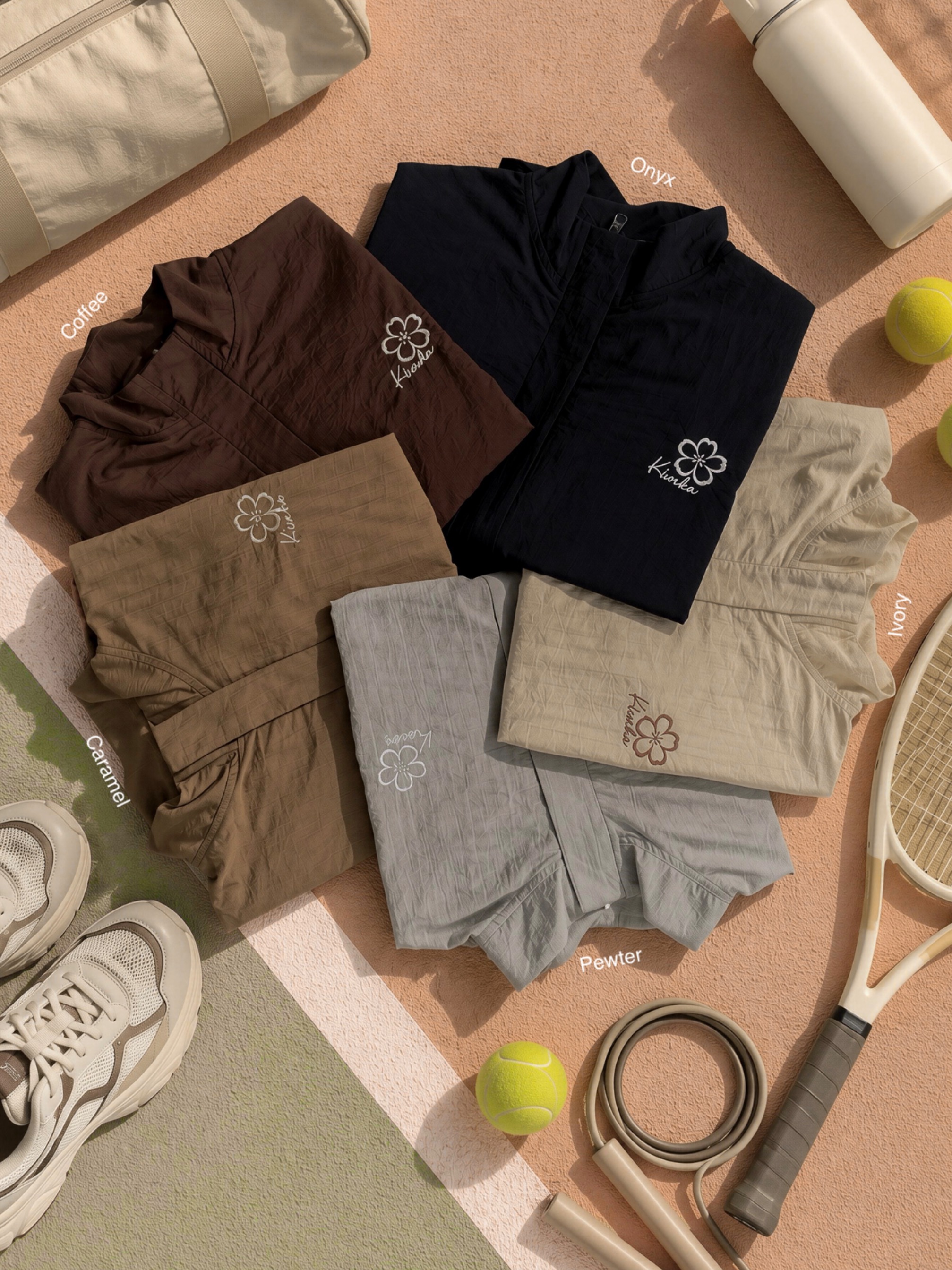 Lany Vest Activewear Coffee