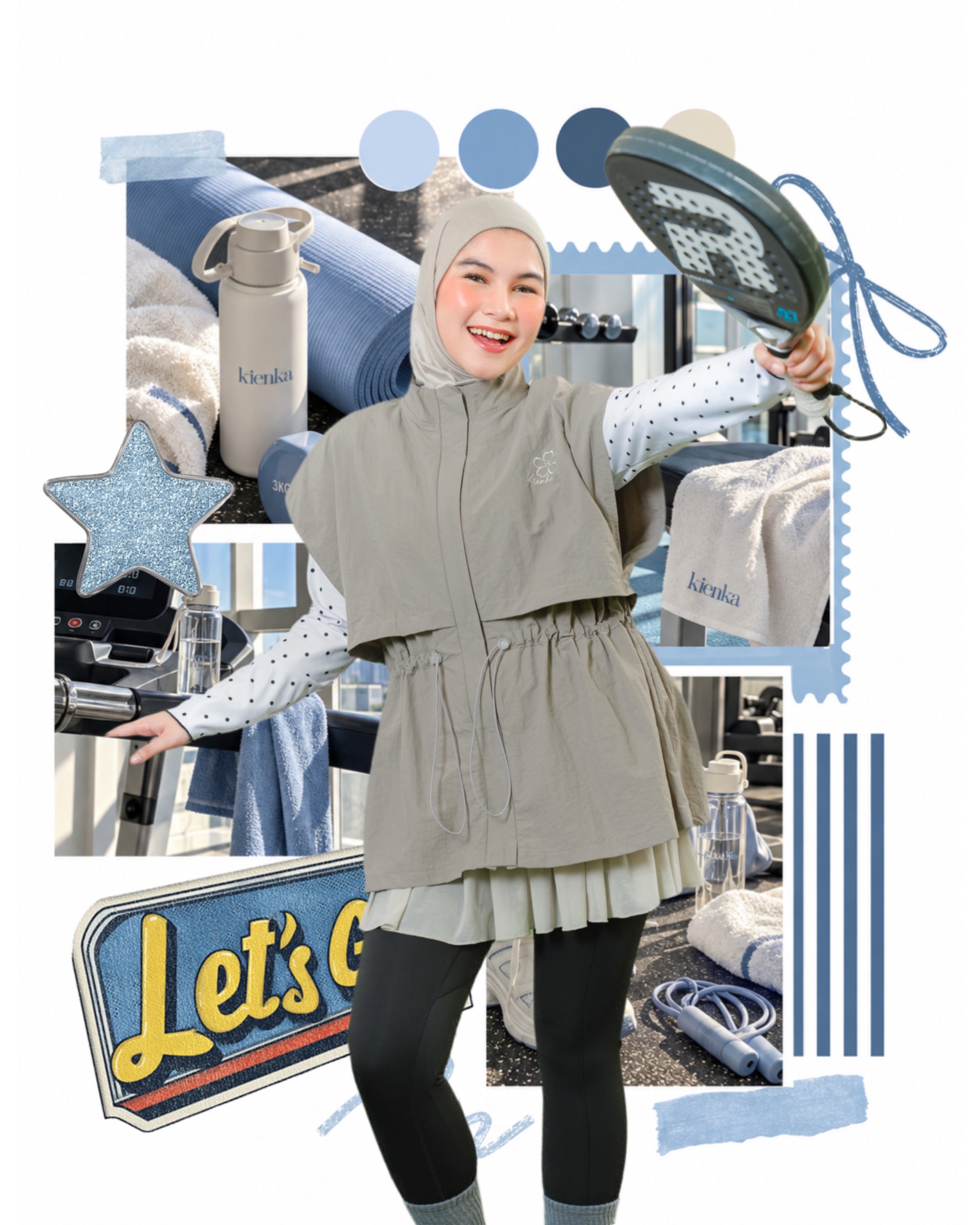 Lany Vest Activewear Pewter