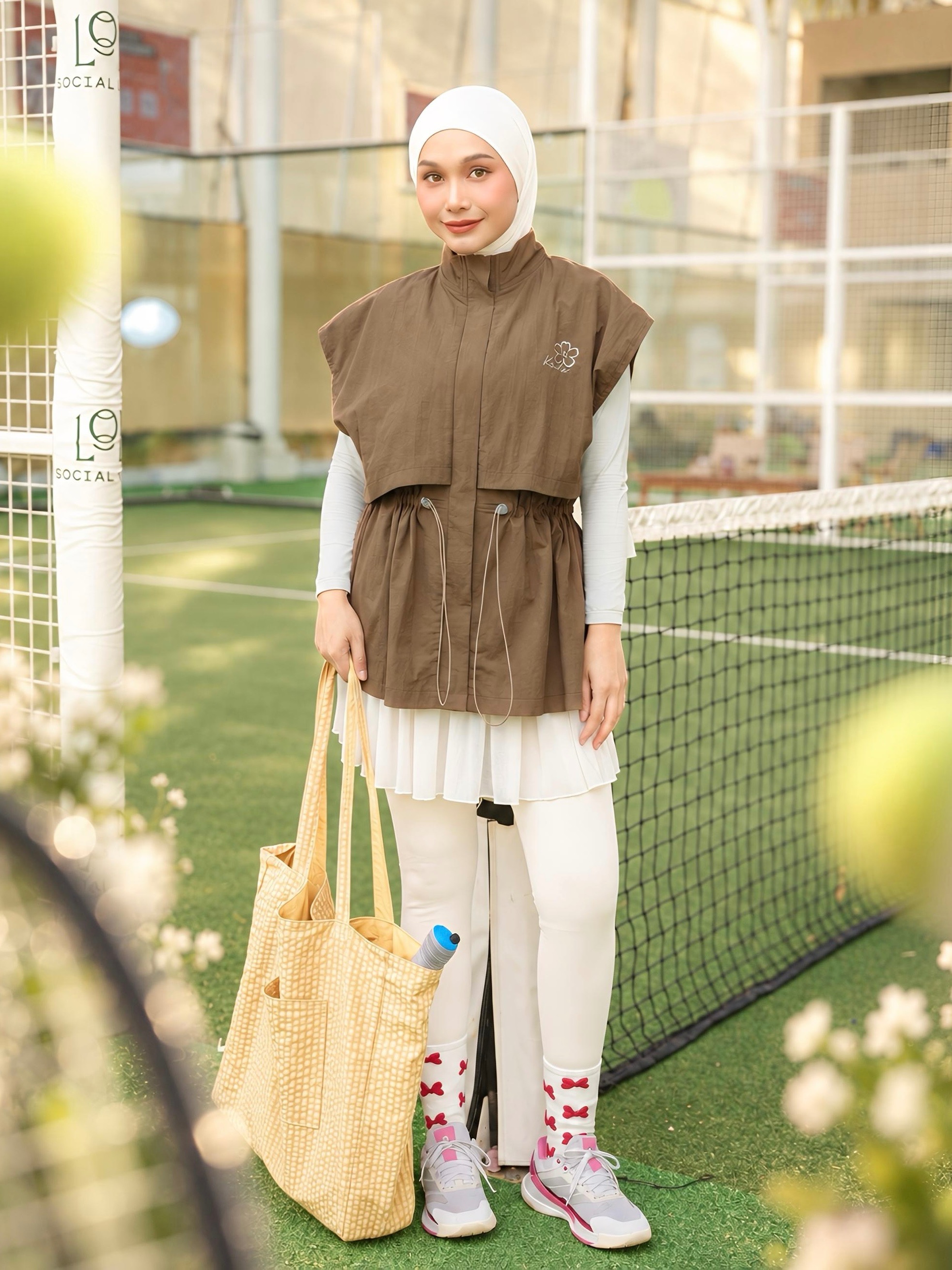 Lany Vest Activewear Caramel