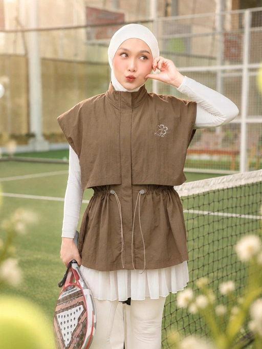 Lany Vest Activewear Caramel
