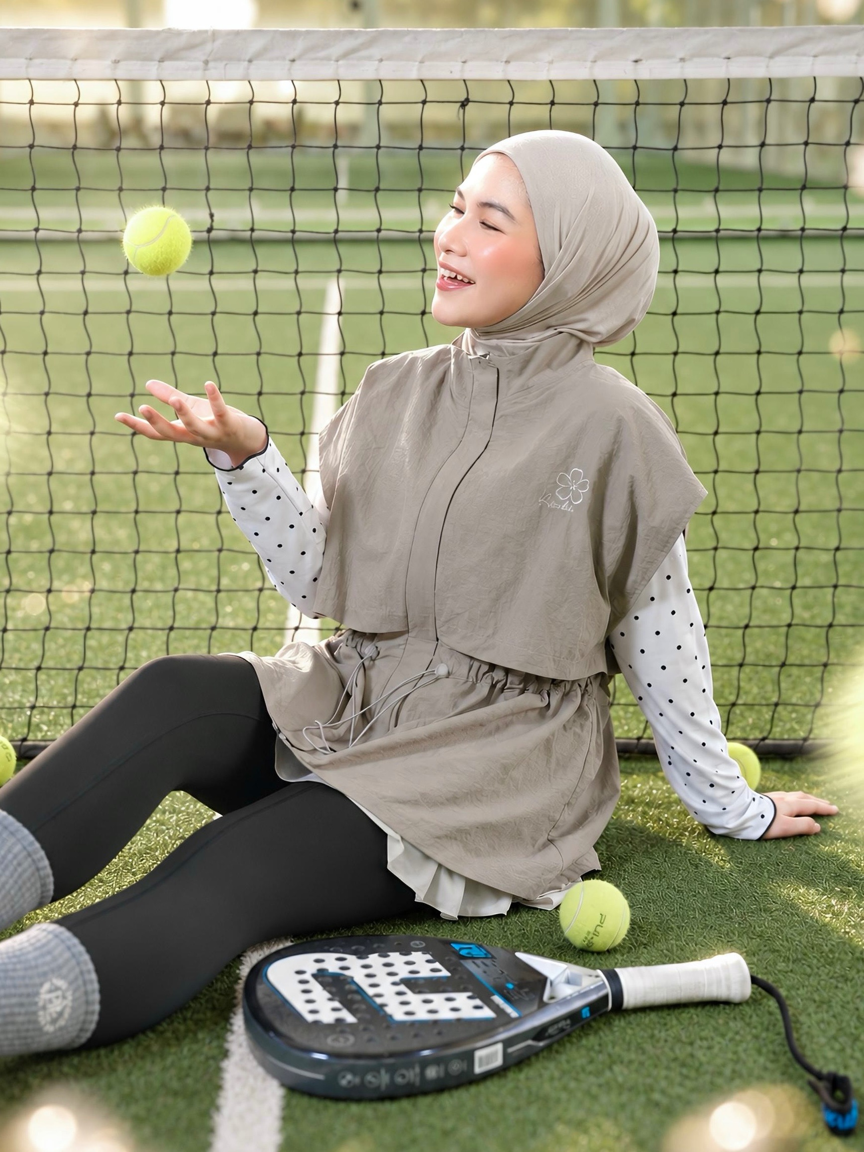 Lany Vest Activewear Pewter