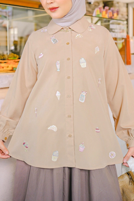 Image of Hobbies Embroidery Shirt Milo