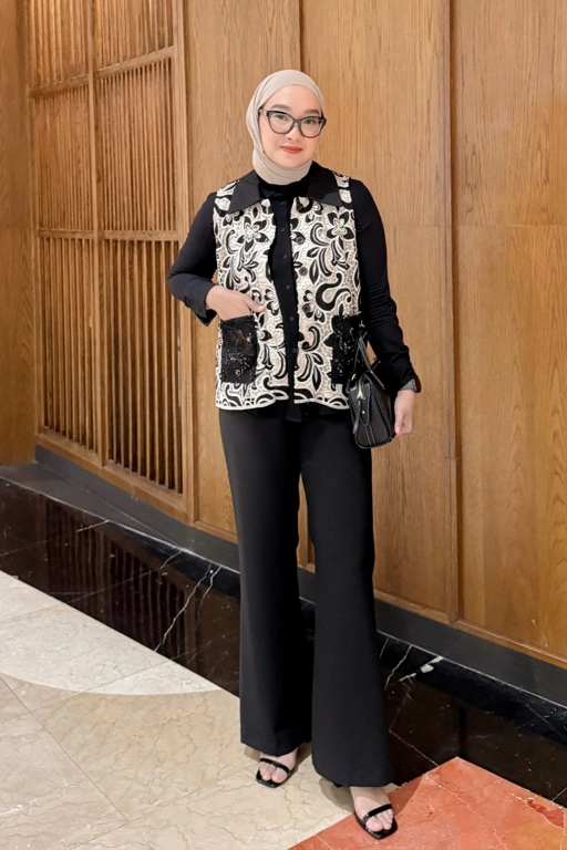 Image of Gia Flared Pants Onyx