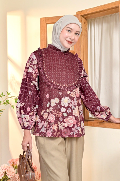 Alea Blouse Mahogany