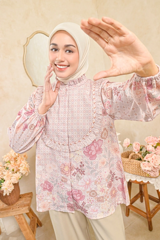 Alea Blouse Chestnut