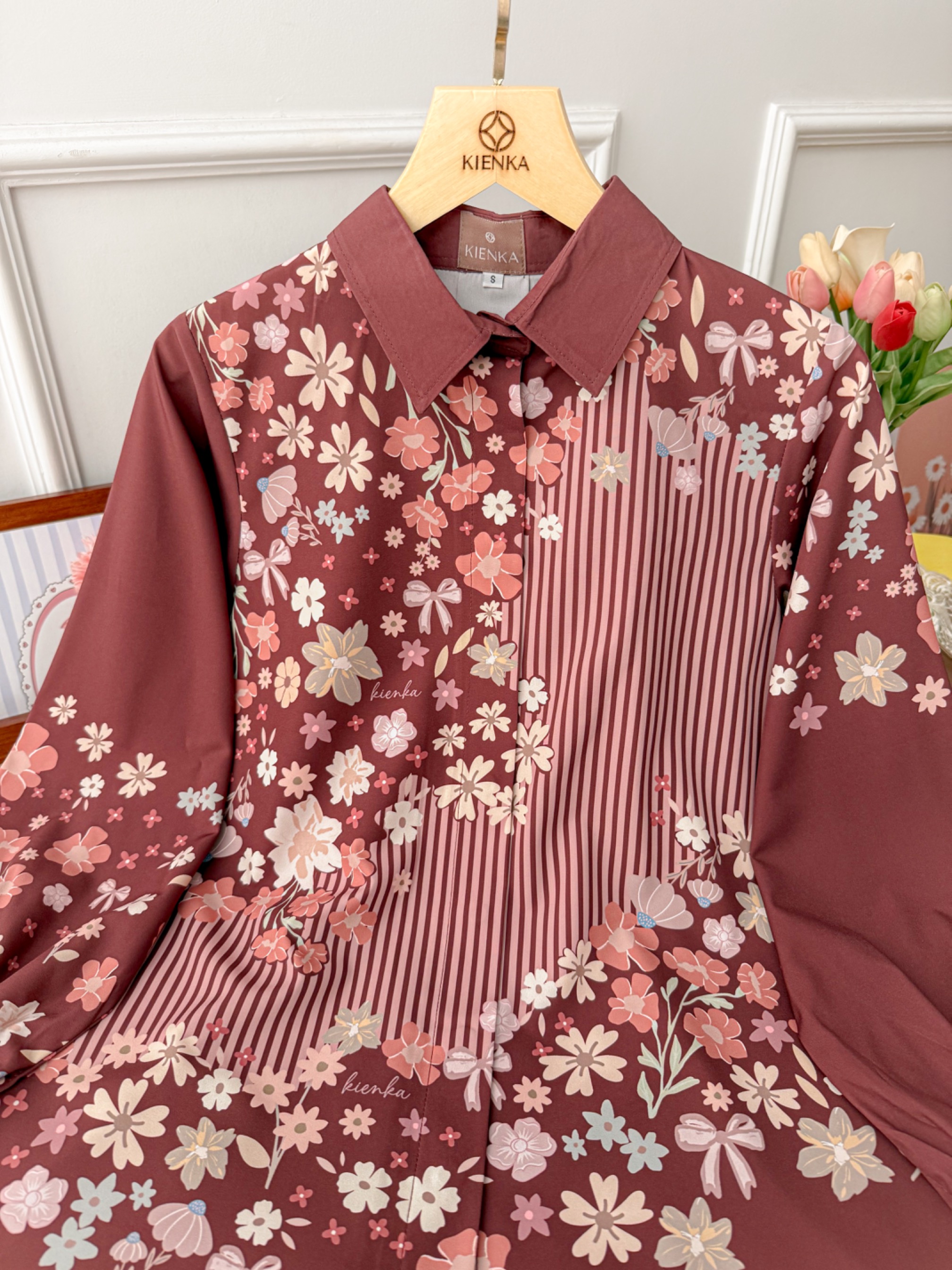 Arumi Blouse Mahogany