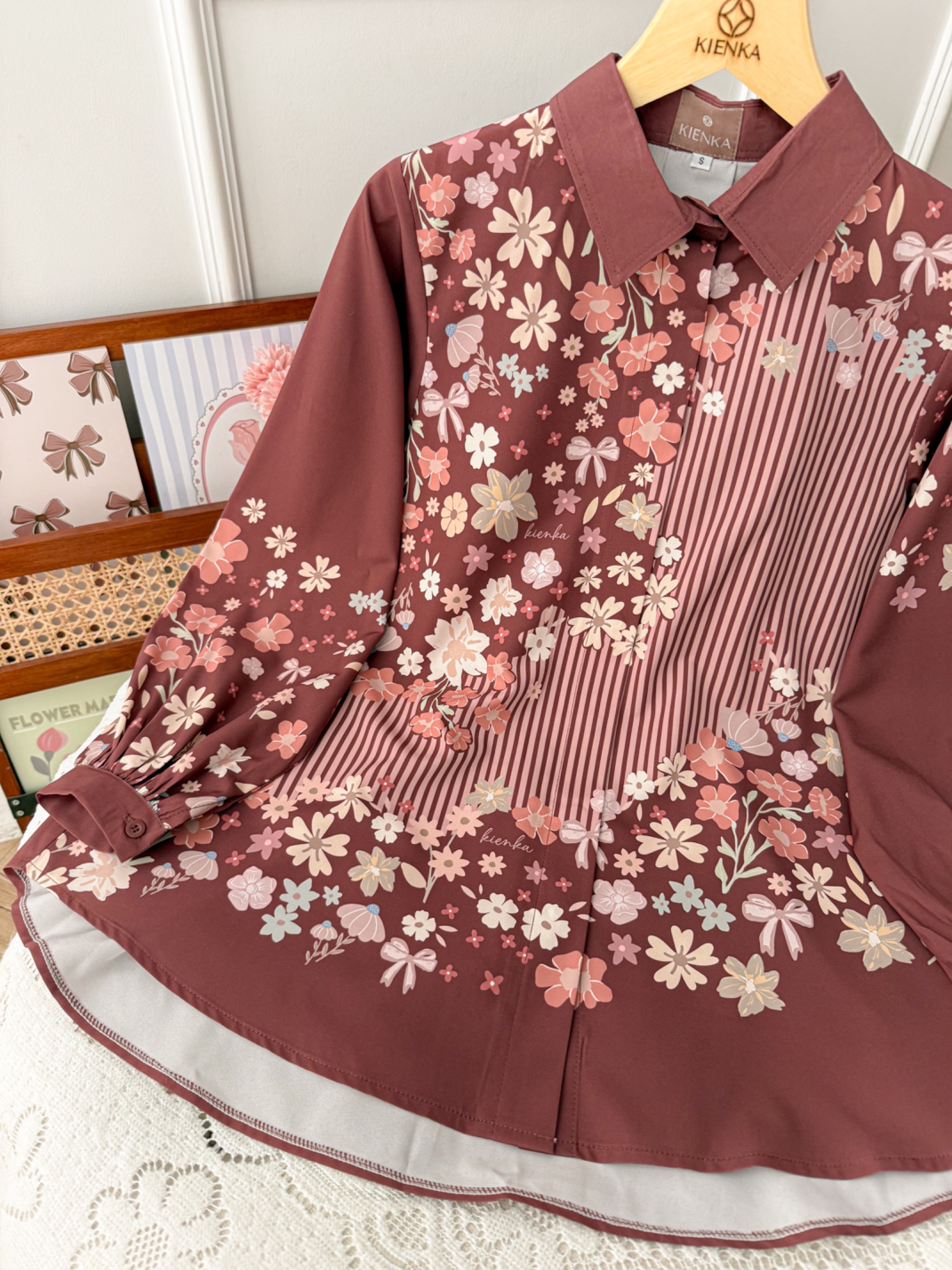 Arumi Blouse Mahogany