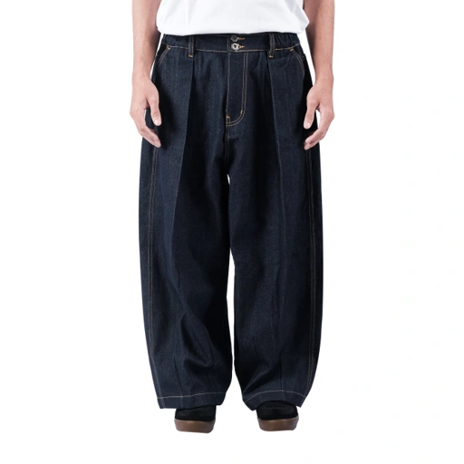 Image of Gozeal | Raw Denim Balloon Pants | Vein