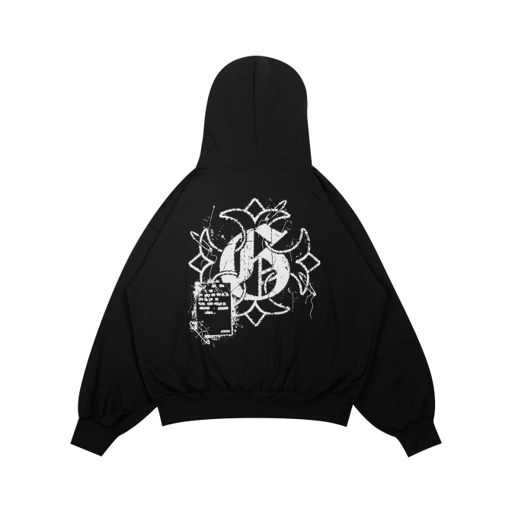 Image of Gozeal | Hoodie Boxy Double Zipper  | Pierce
