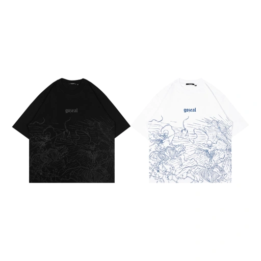 Image of Gozeal | Oversized T-Shirt | Skeleton