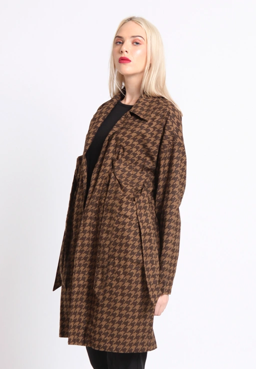 Image of Houndstooth parka