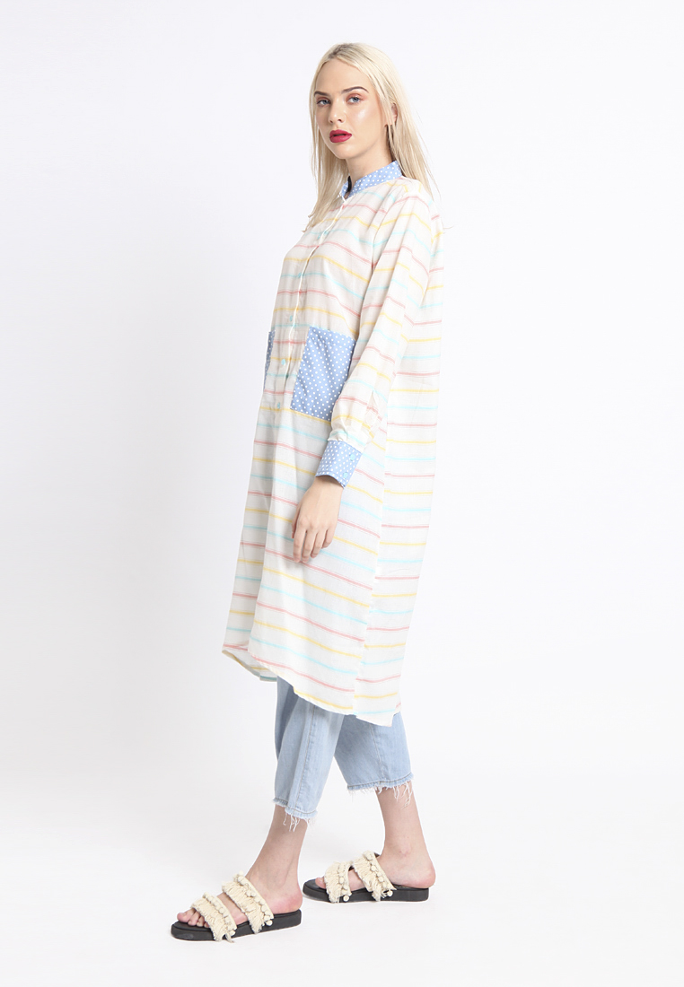 EUGID TOP Rainbow stripe