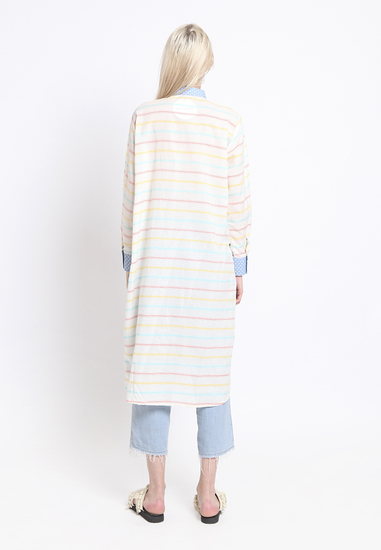 EUGID TOP Rainbow stripe