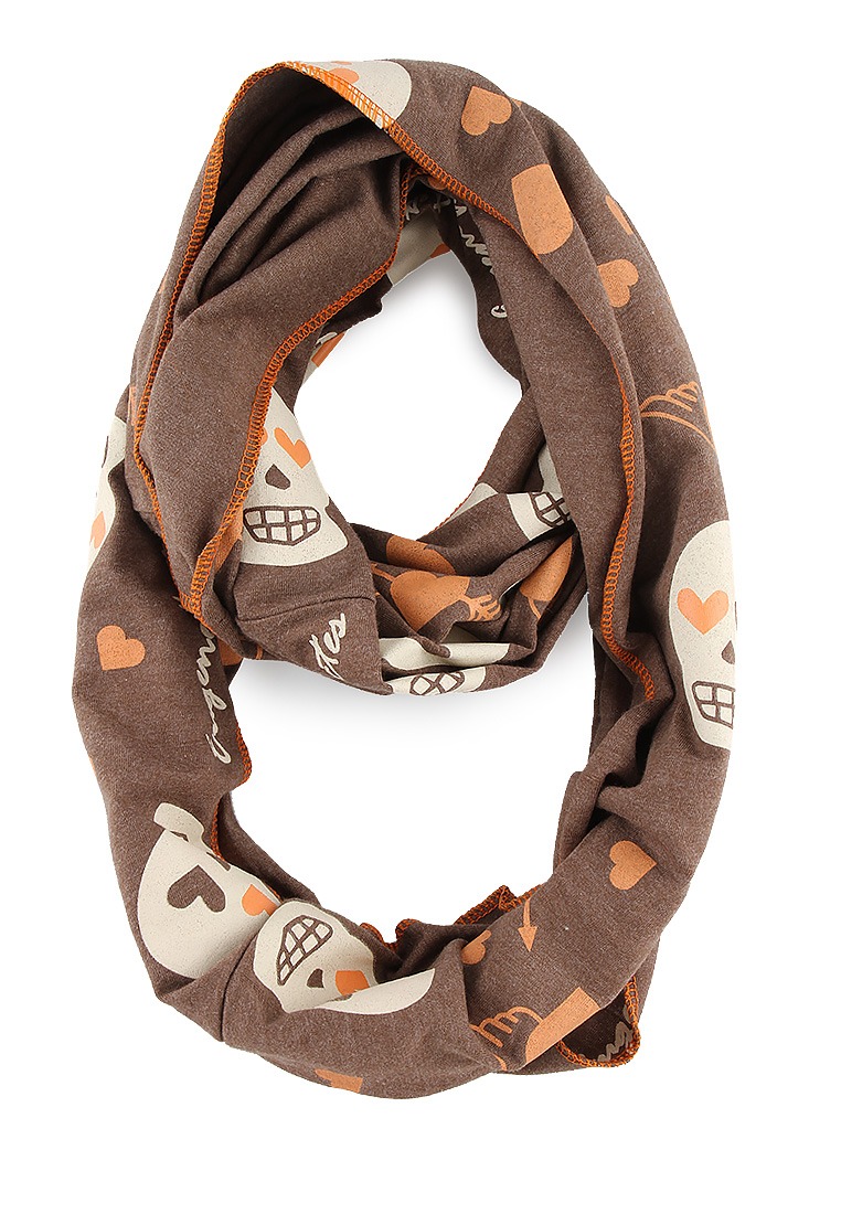 Skull Comic Brown