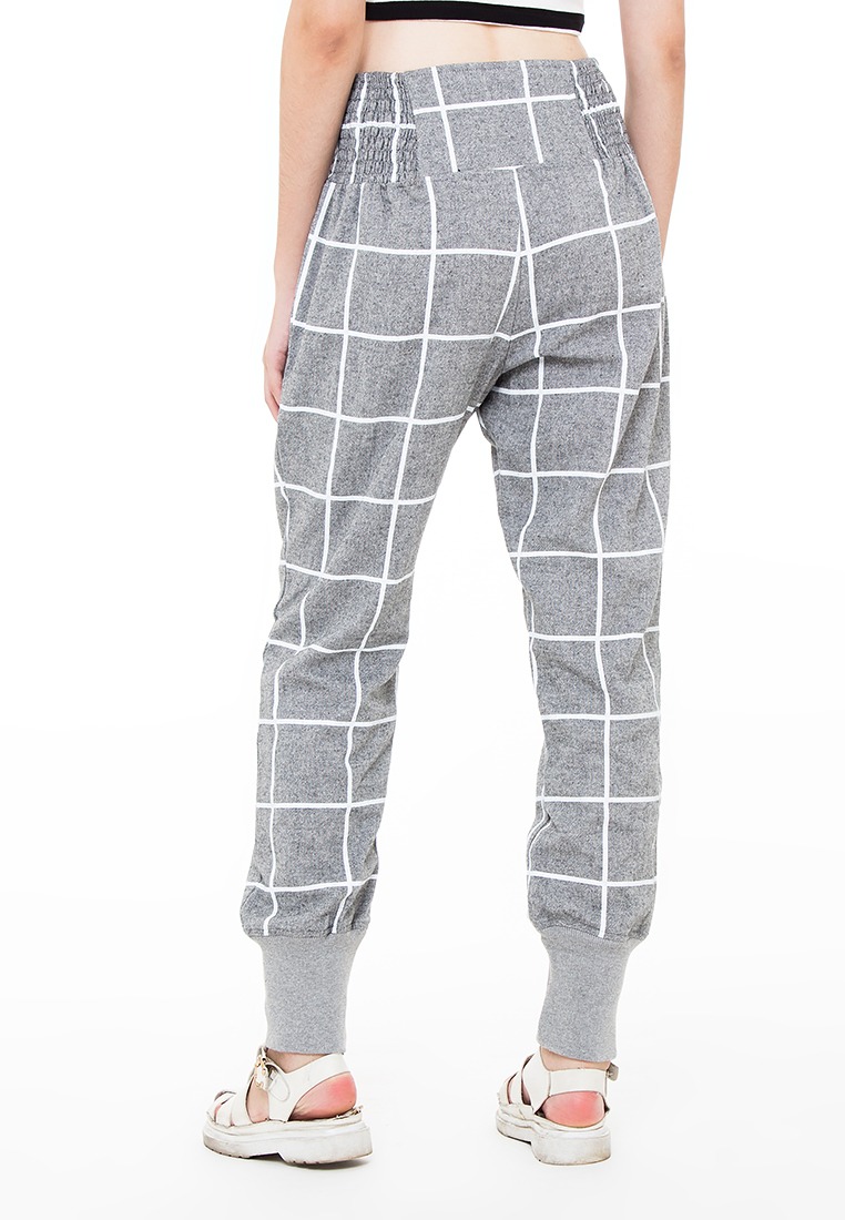 Block Pants Grey