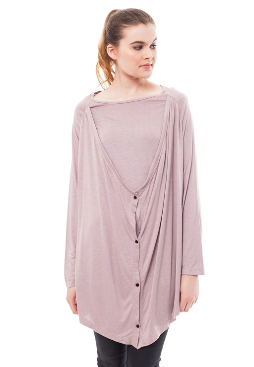 Image of PURPOSE TOP KHAKI DUSTY