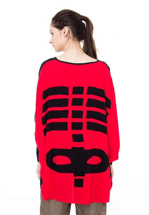 Image of SKELATON PATCH TOP