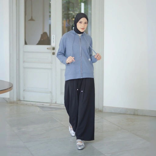 Image of GIYOMI ID - Jade Jacket / Jaket Wanita / Jaket Bahan Kaos / Baju Atasan Wanita