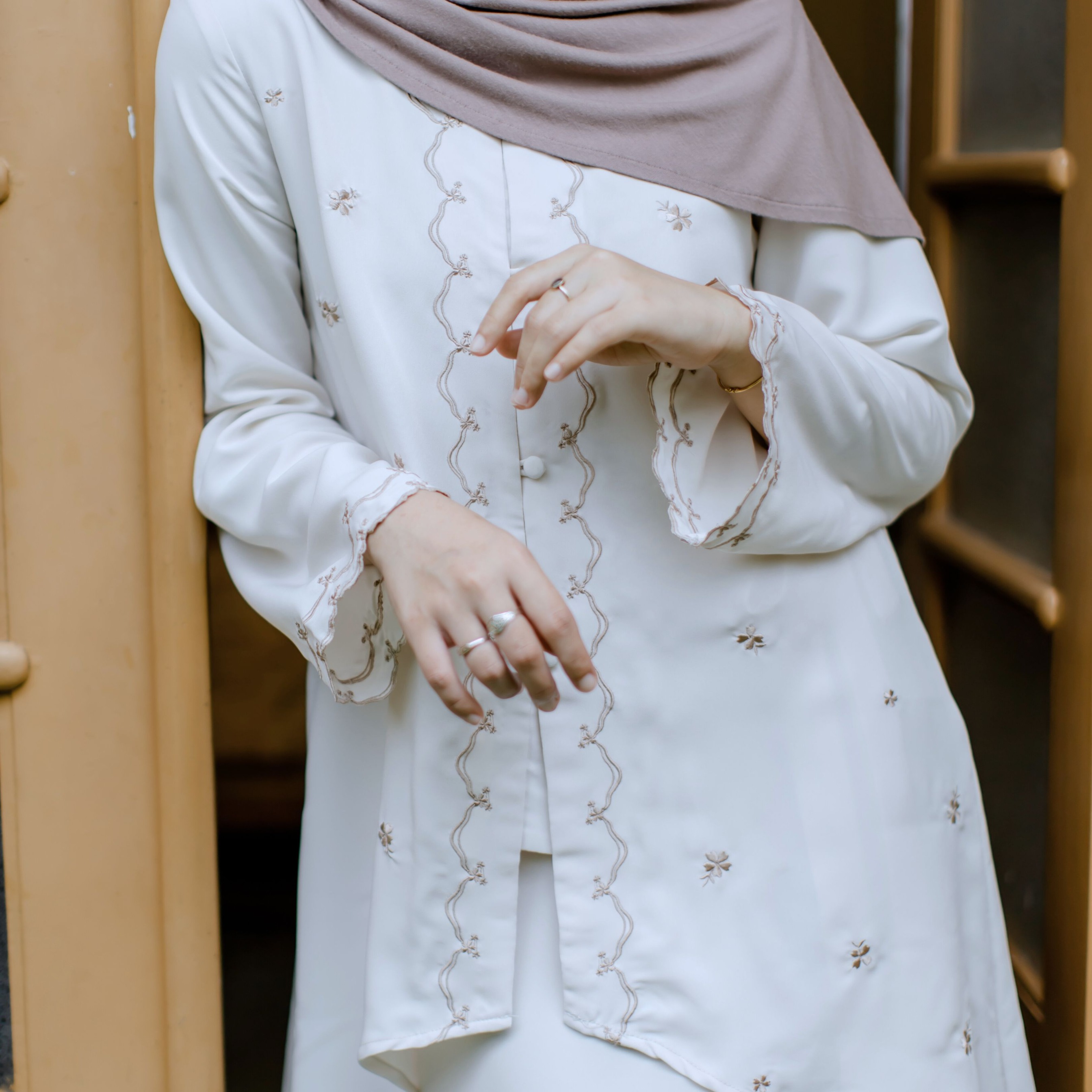 GIYOMI ID - Raya Kaluna Set / Dress Wanita / Dress Bahan Royal Silk / Dress Wanita