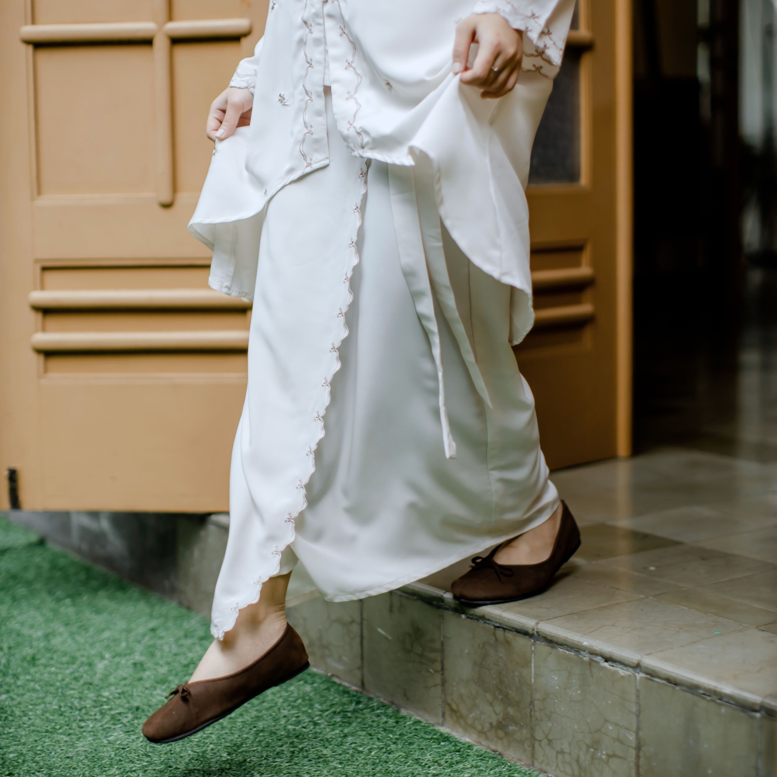 GIYOMI ID - Raya Kaluna Set / Dress Wanita / Dress Bahan Royal Silk / Dress Wanita