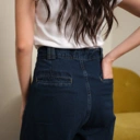GIYOMI ID - Kulot Denim / Kulot Wanita / Kuton Bahan Denim / Bawahan Kulot Wanita