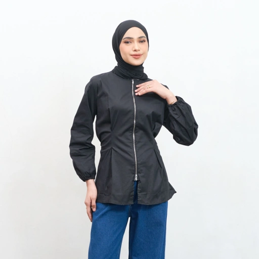 Image of GIYOMI ID - Noa Blouse/Blouse Wanita/Blouse Bahan Poplin/Blouse Atasan Wanita