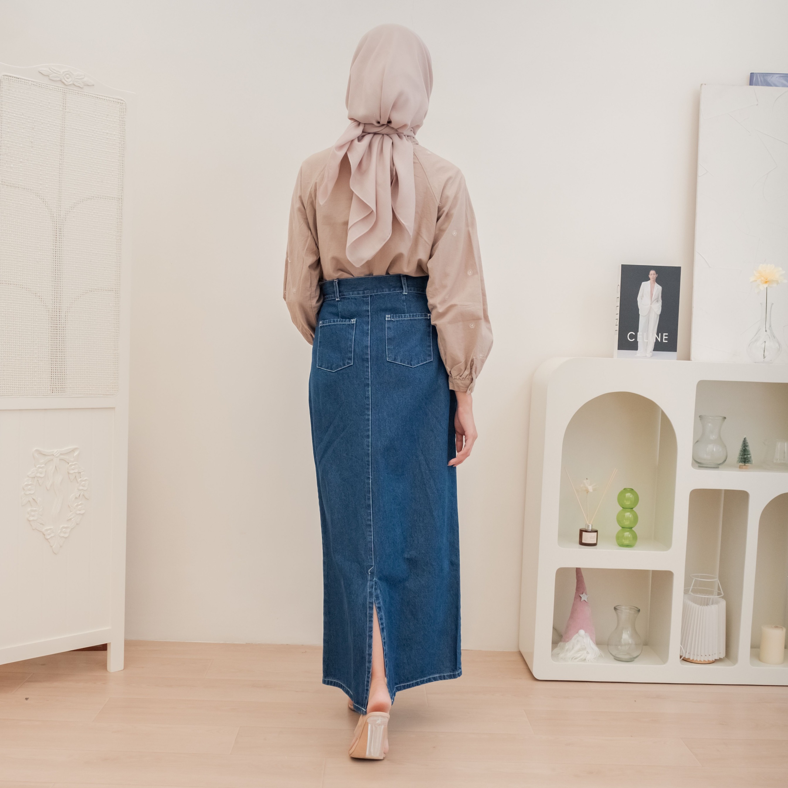 Kay Denim Skirt Blue