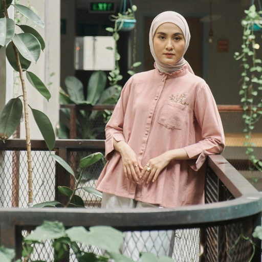 Image of Camille Blouse Old Rose