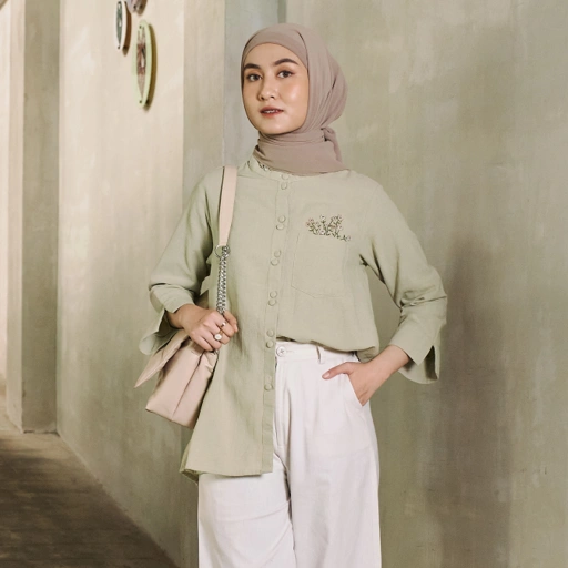 Image of Camille Blouse Sage