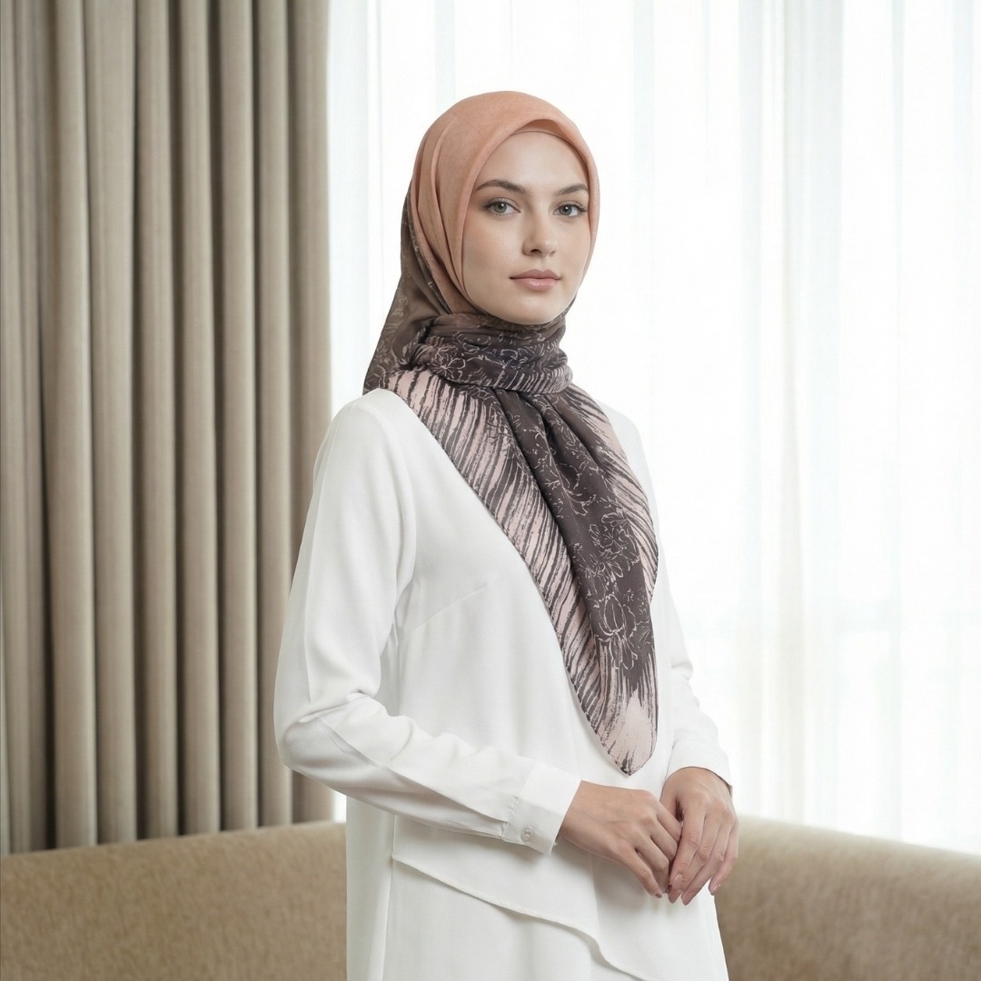 Shafira - Raziela Printed Scarf - Hijab Segi Empat Printed