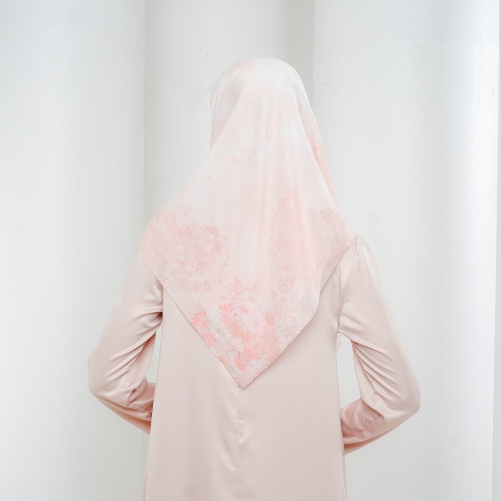 Shafira - Percy Printed Scarf - Hijab Segi Empat Motif - Voal - Hard Box Packaging