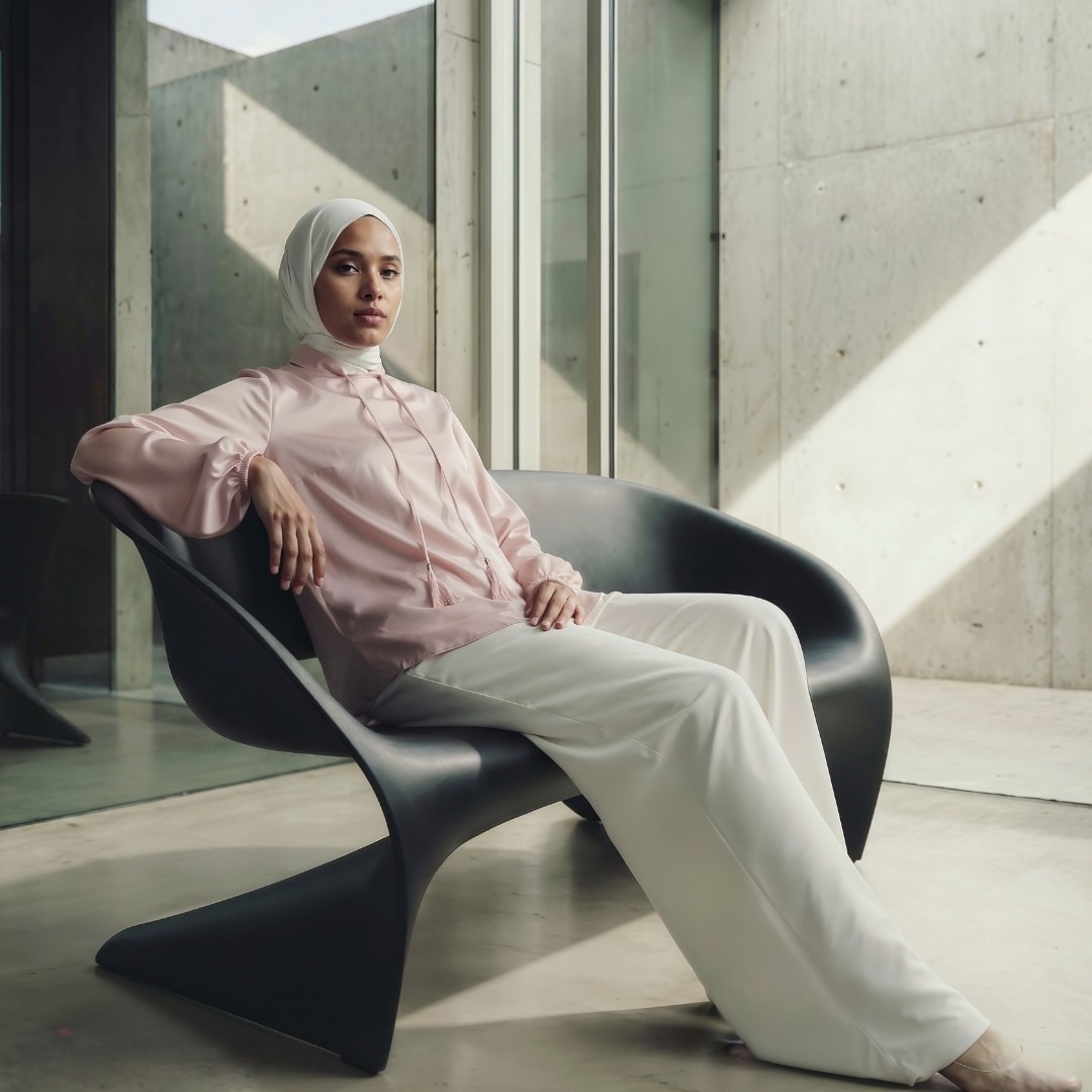 SHAFIRA | ALS BLOUSE - THE TASSEL SATIN BLOUSE | BLOUSE ATASAN WANITA