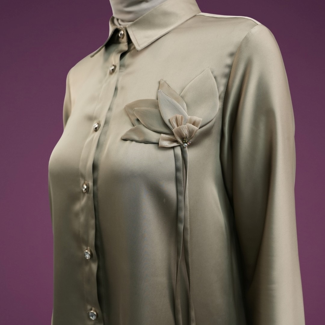 Shafira | Anahita Blouse | Blouse Atasan Wanita | Bahan Silk