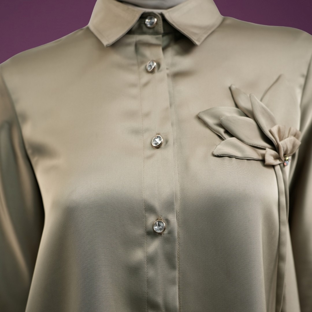 Shafira | Anahita Blouse | Blouse Atasan Wanita | Bahan Silk