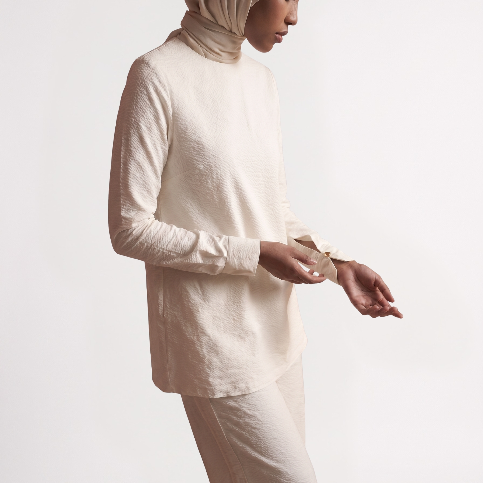 Shafira Avaia Blouse | Ripple Cotton Blouse | Bahan Cotton Premium