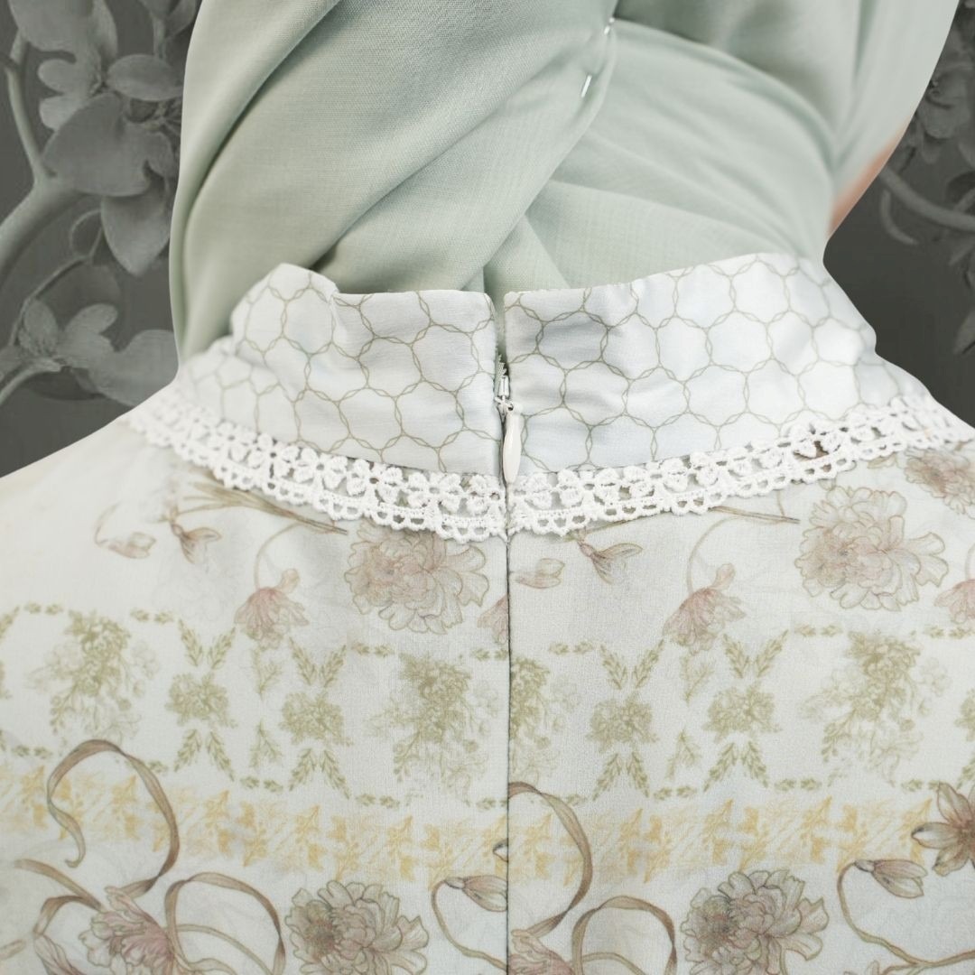 Shafira Carletta Dress | Dress Wanita | Bahan Chiffon & Sateen Print