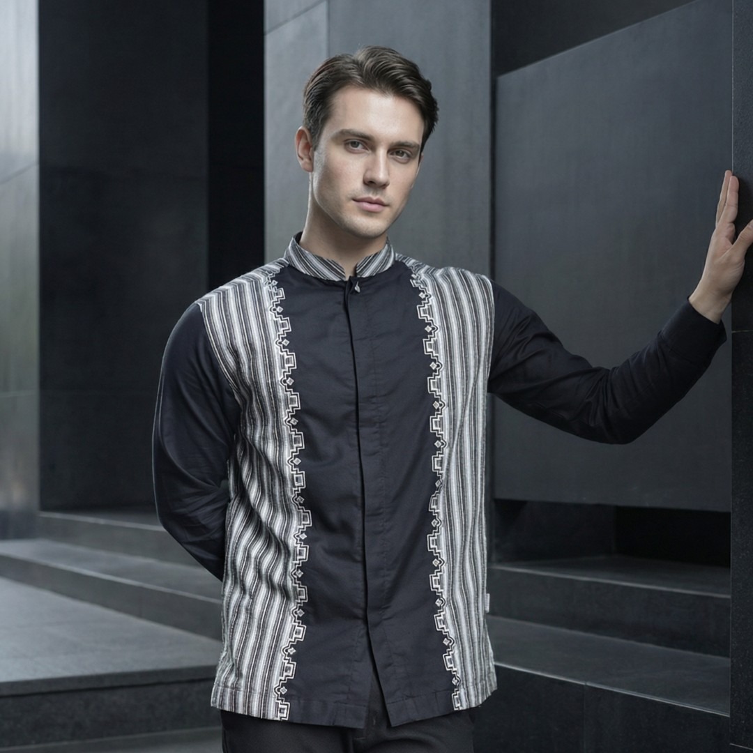 Shafira | Caspian Menswear | Koko Tangan Panjang Pria Premium