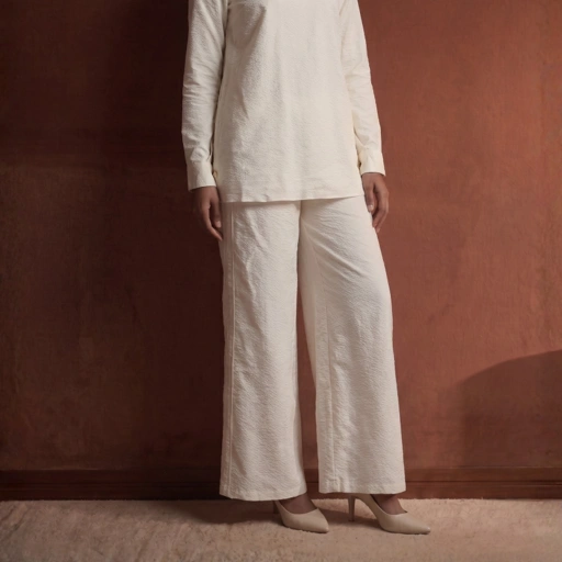 Shafira - Avaira Cotton Ripple Wide Pants - Celana Bawahan Muslim Wanita Premium - Bahan Cotton Ripple