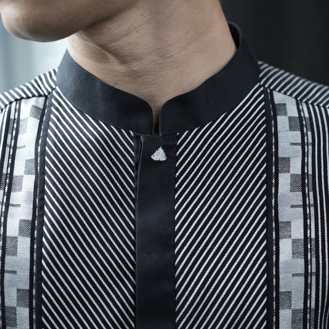 Shafira | Darien Menswear | Koko Tangan Panjang Pria | Motif Kombinasi