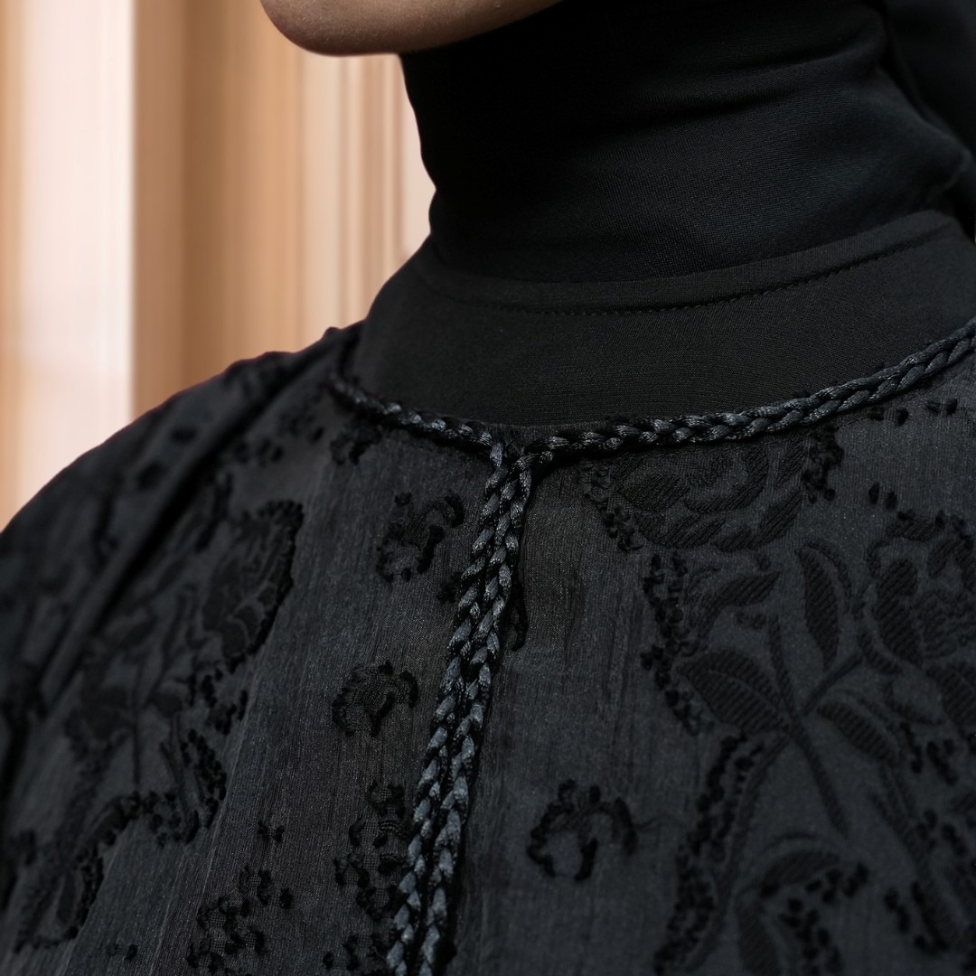 Shafira Harra Dress - Crush Burn Out Kaftan Dress | Dress Wanita Premium