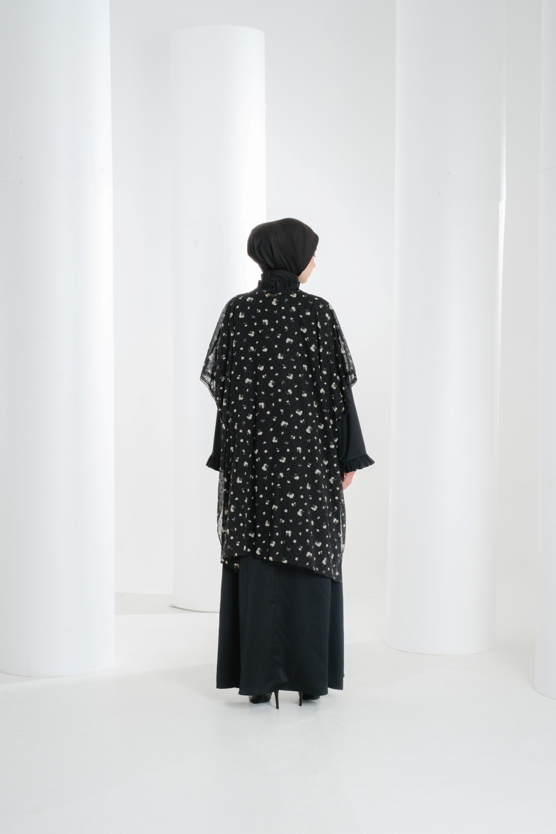 Shafira Lavina Dress | Dress Wanita | Bahan Sateen & Chiffon Uragiri