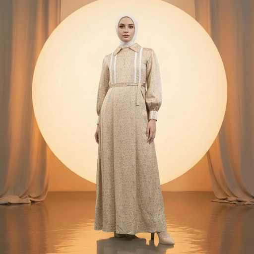 Image of Shafira Nazeera Dress | Dress Wanita  | Bahan Sateen Printed