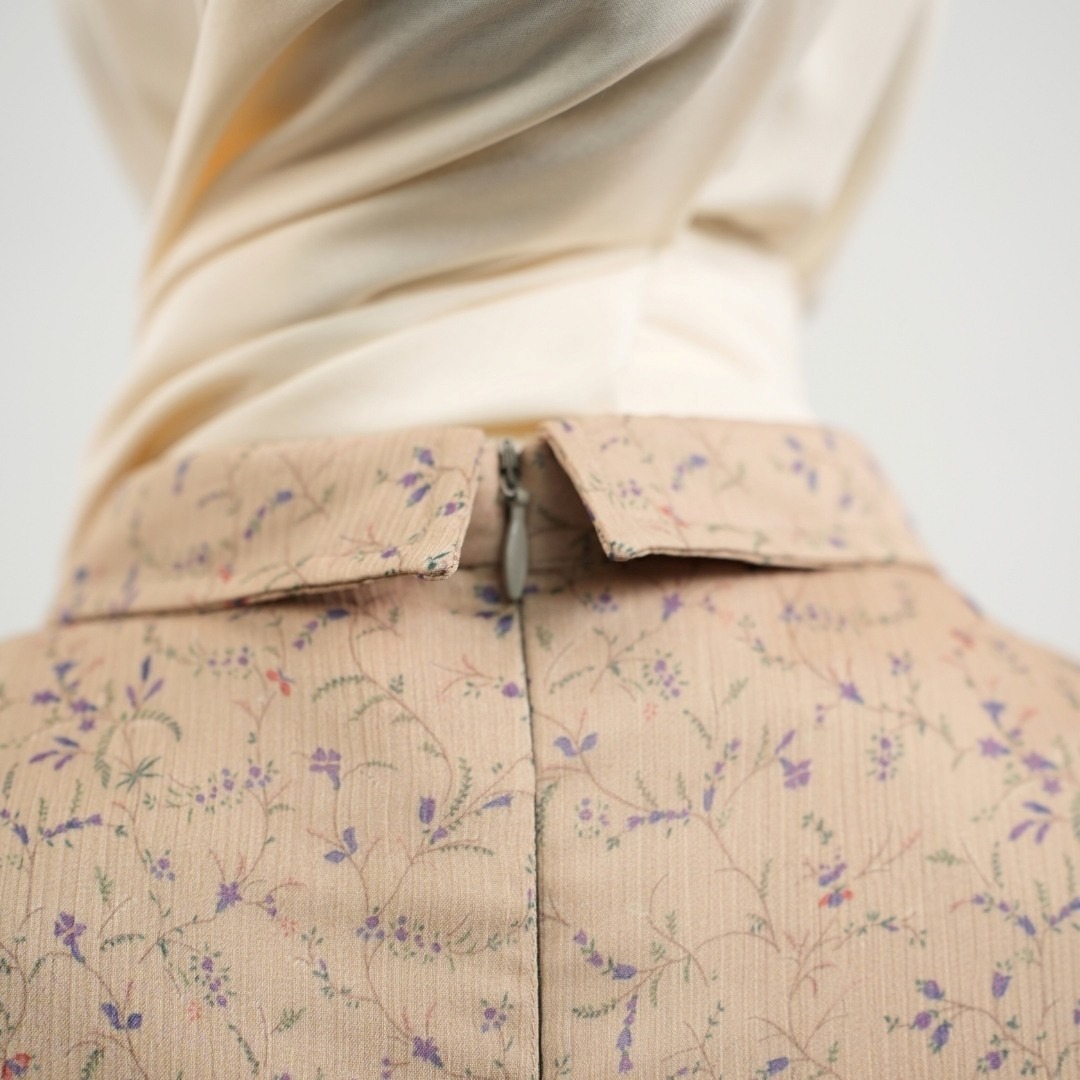 Shafira Nevira Blouse | Tunik Atasan Wanita | Bahan Chiffon Crush Printed