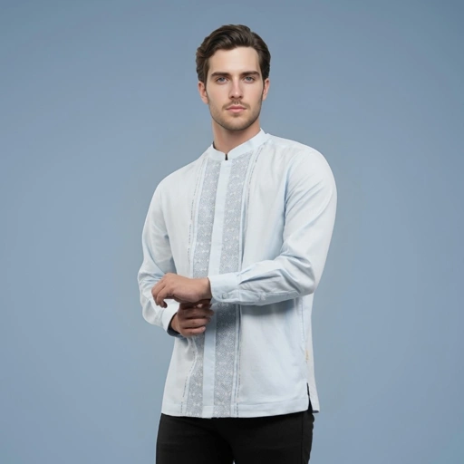 Shafira | Rayven Menswear | Koko Tangan Panjang Pria | Bahan Cotton