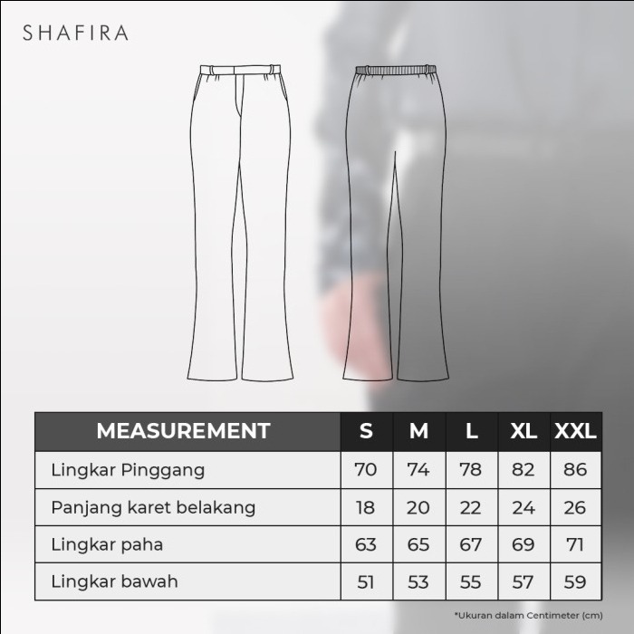 Shafira - Avaira Cotton Ripple Wide Pants - Celana Bawahan Muslim Wanita Premium - Bahan Cotton Ripple