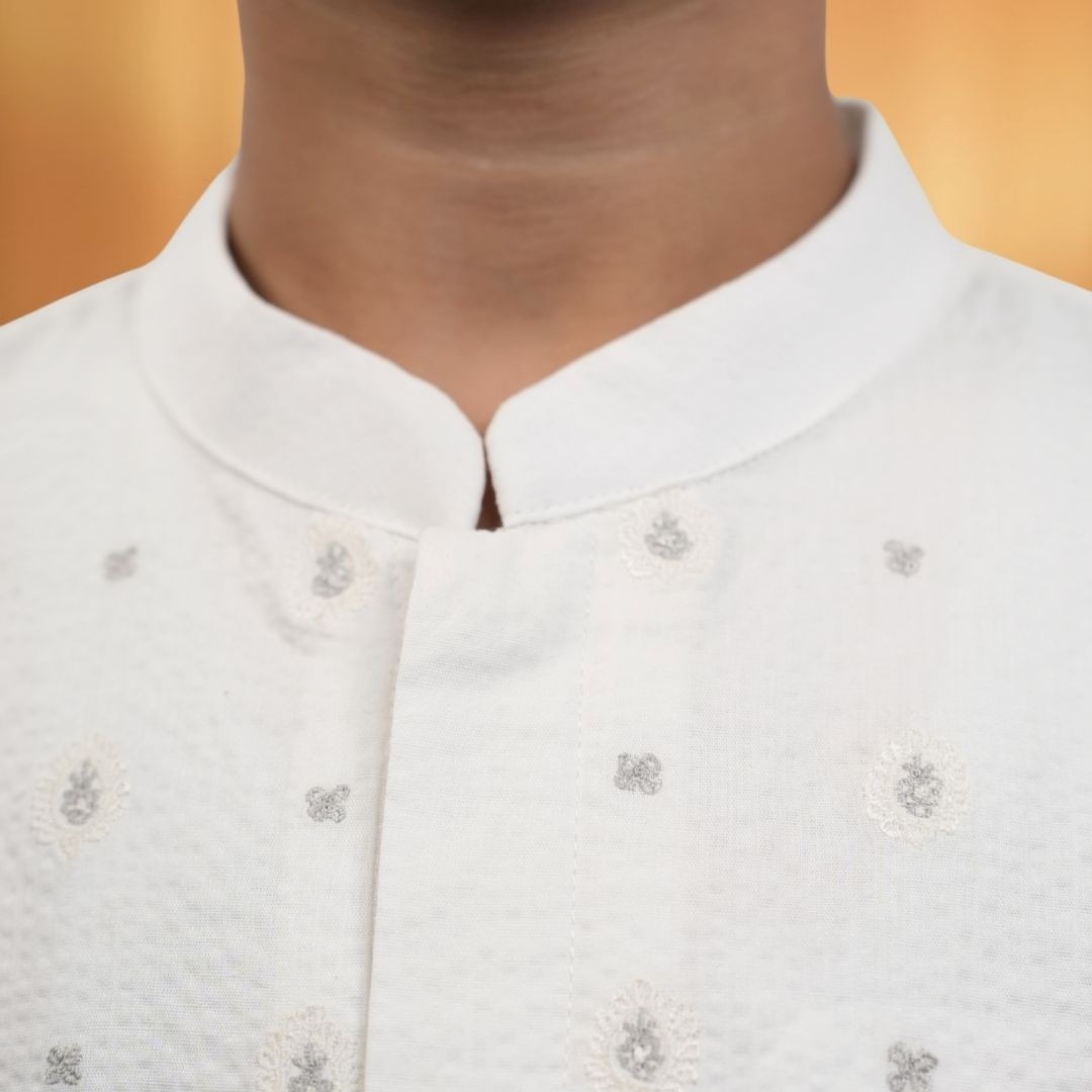Shafira | Syafran Menswear Boys | Koko Tangan Pendek Anak Laki-Laki | Bahan Cotton Crinkle
